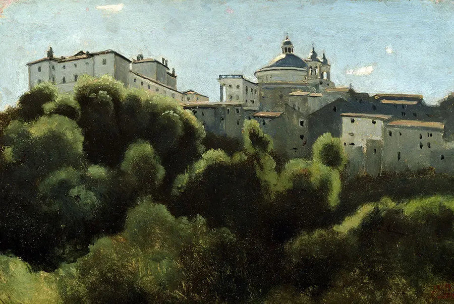 Ariccia, Palacio Chigi - Jean-Baptiste Camille Corot