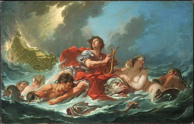 Arion sobre el delfín - François Boucher