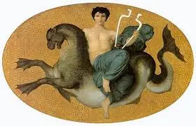 Arion sobre un monstruo marino - Bouguereau