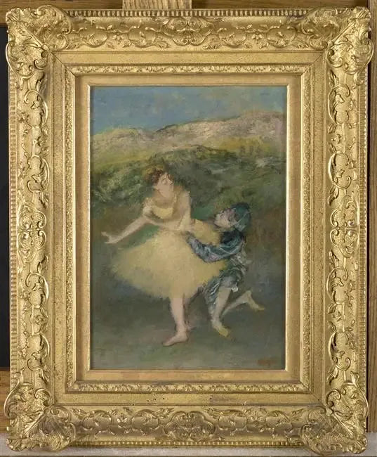 Arlequín y Colombina - Edgar Degas