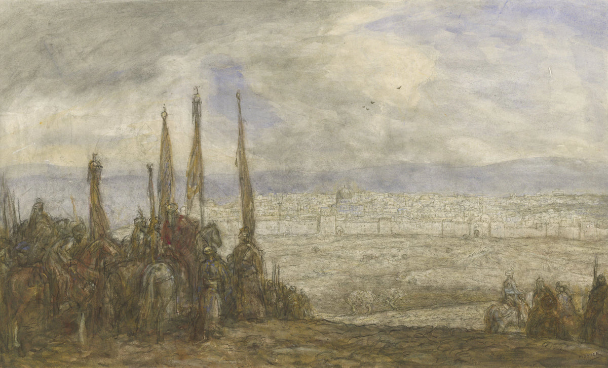 Ejército turco frente a Jerusalén - Marius Bauer