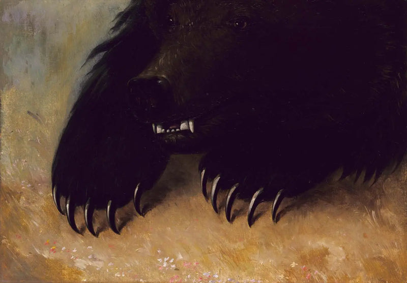 Armas y fisonomía del oso grizzly - George Catlin