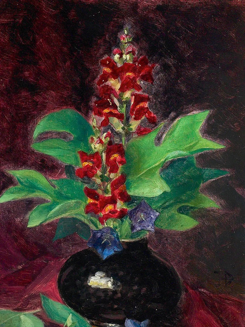 Composición con flores. - H. A. Brendekilde