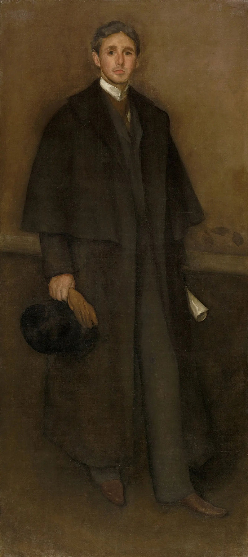 Arreglo en color silla y marrón: Retrato de Arthur J. Eddy - James Abbott McNeill Whistler
