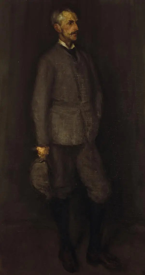 Arreglo en gris y verde. Retrato de John James Cowan (1846 - 1936) - James Abbott McNeill Whistler