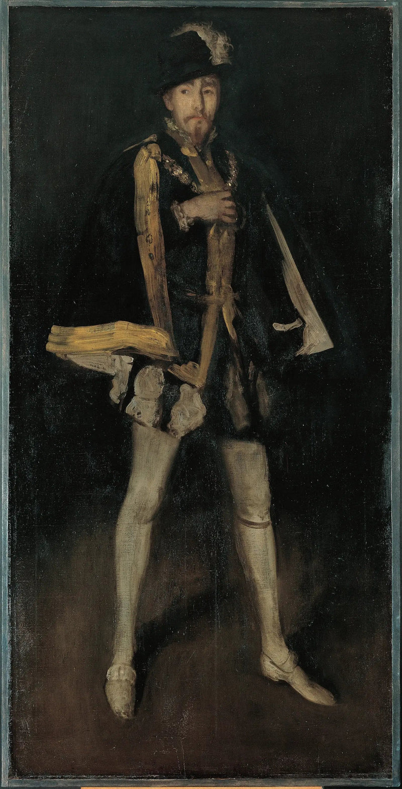 Arreglo en negro, n° 3: Sir Henry Irving en el papel de Felipe II de España - James Abbott McNeill Whistler