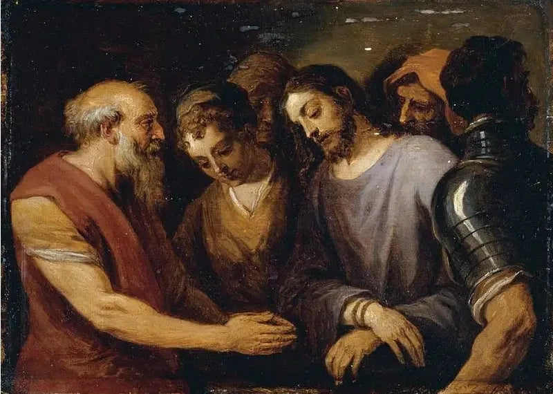 Arrestación de Cristo después de Schiavone - David Teniers el Joven