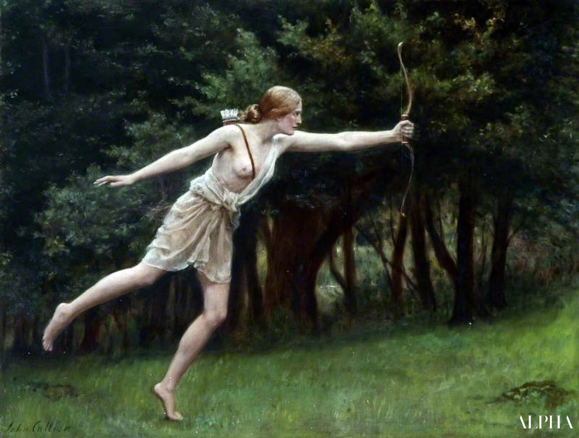 Artemis - John Collier Reproductions de tableaux à la peinture à l’huile