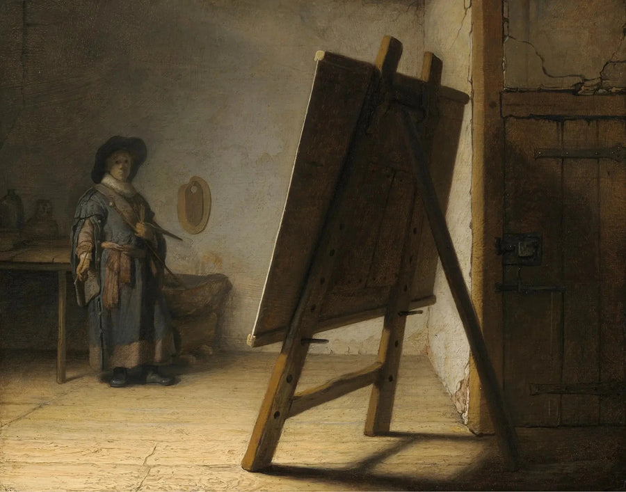 El Artista en su taller - Rembrandt
