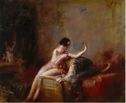 Artista y modelo - Jean-Louis Forain