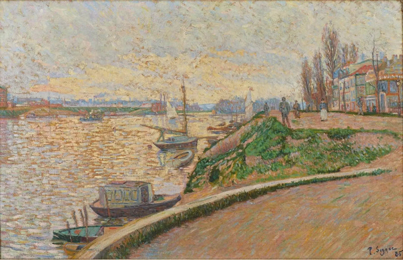 Asnières, orilla del Sena - Paul Signac