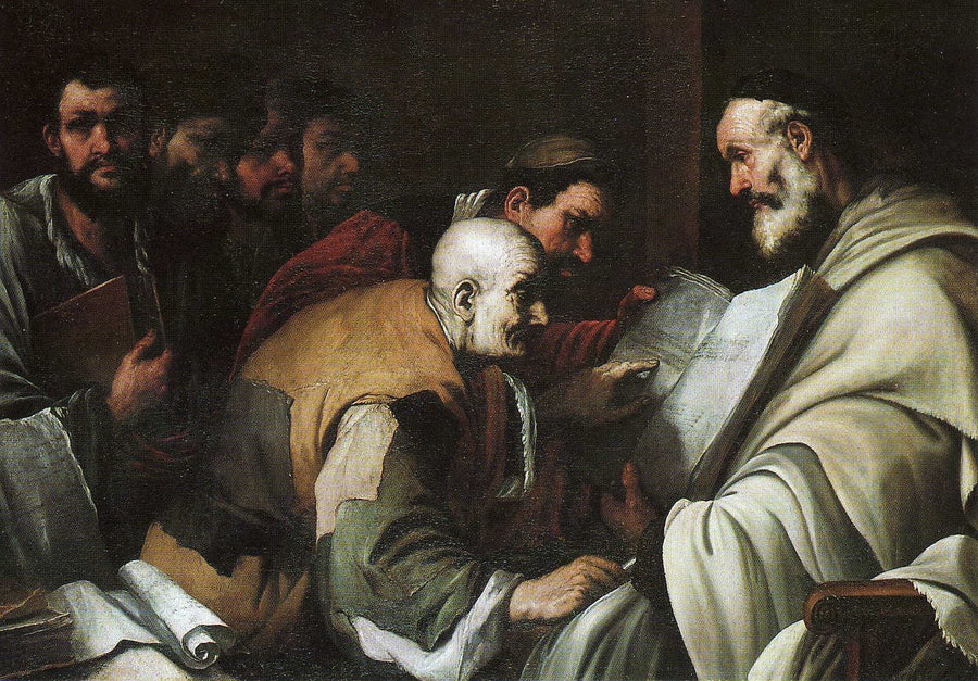Asamblea de religiosos - Luca Giordano