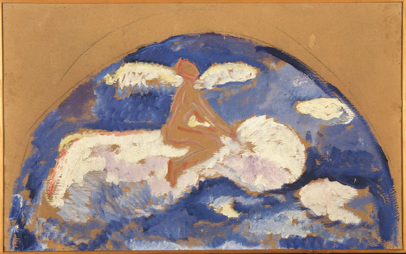 Sentado en una nube - Edvard Munch