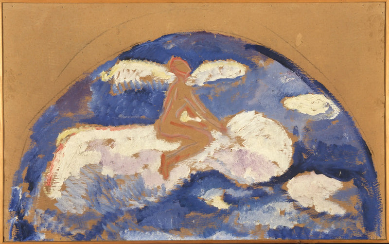 Sentado en una nube - Edvard Munch