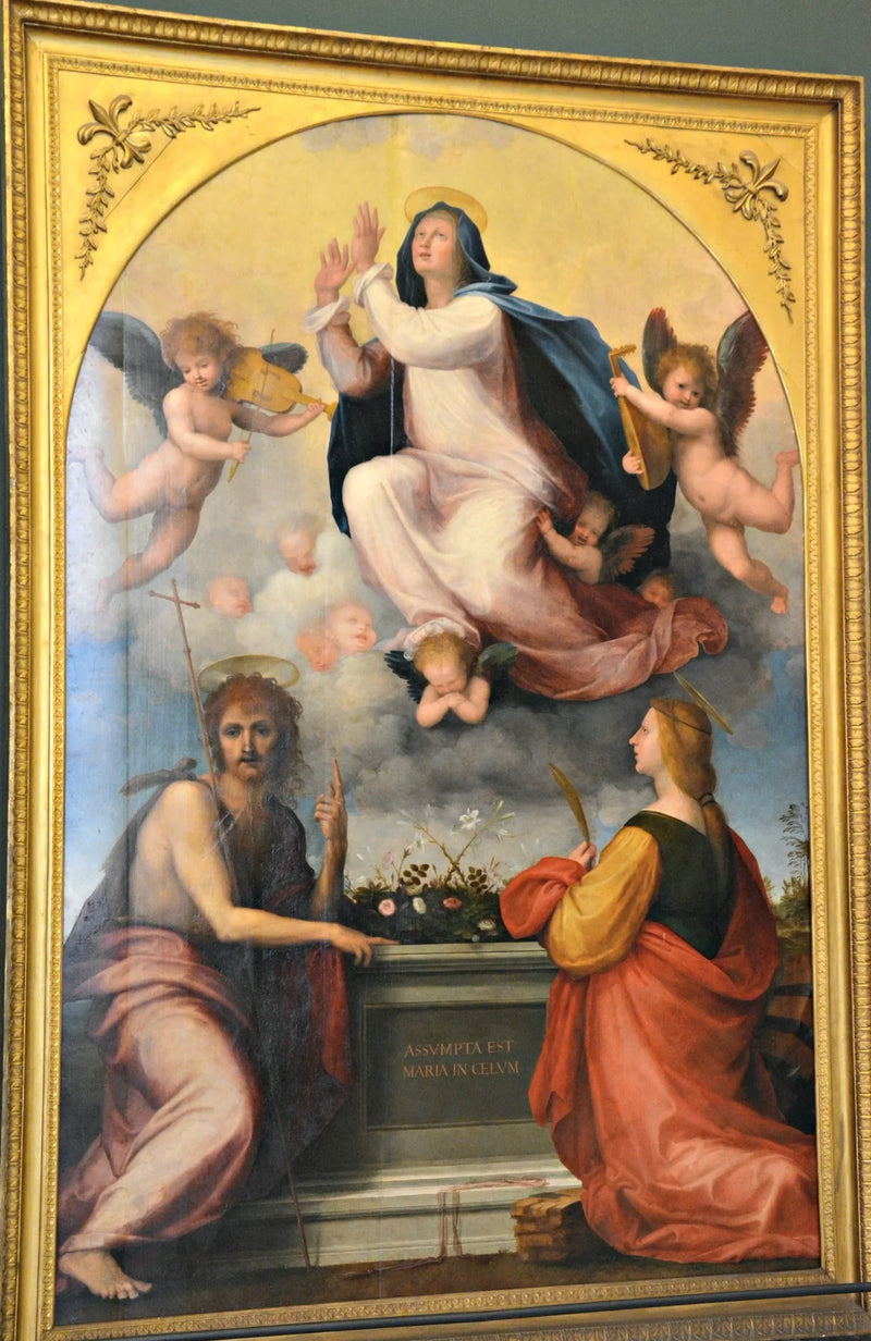 Asunción de la Virgen con san Juan Bautista y santa Catalina de Alejandría - Fra Bartolomeo