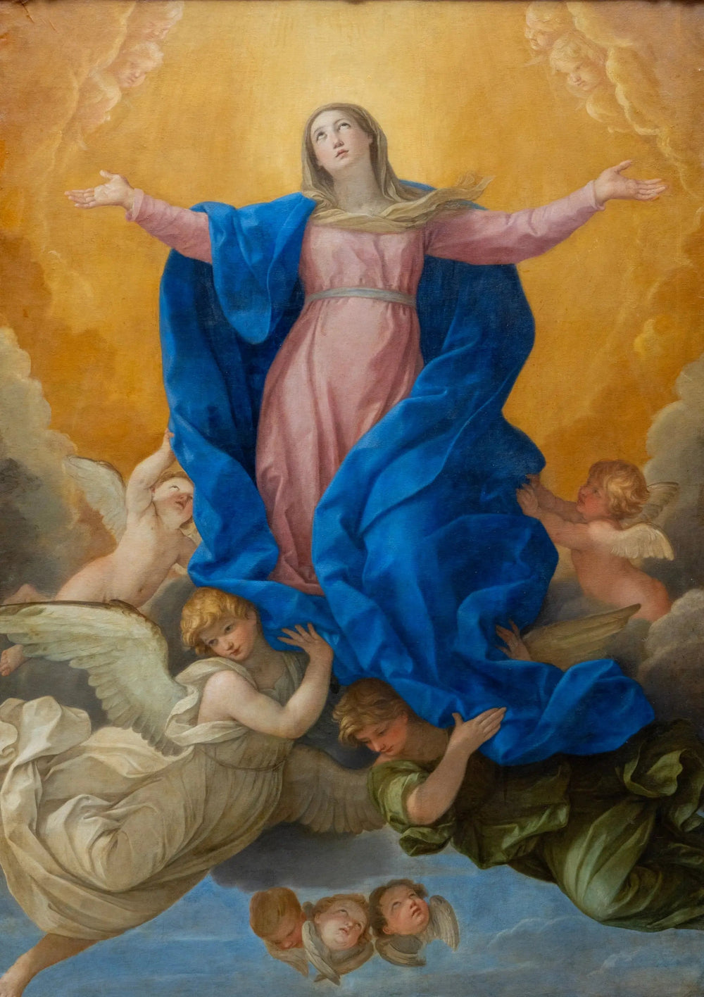 Assomption de Marie - Guido Reni image 1 reproduction artisanale de tableau