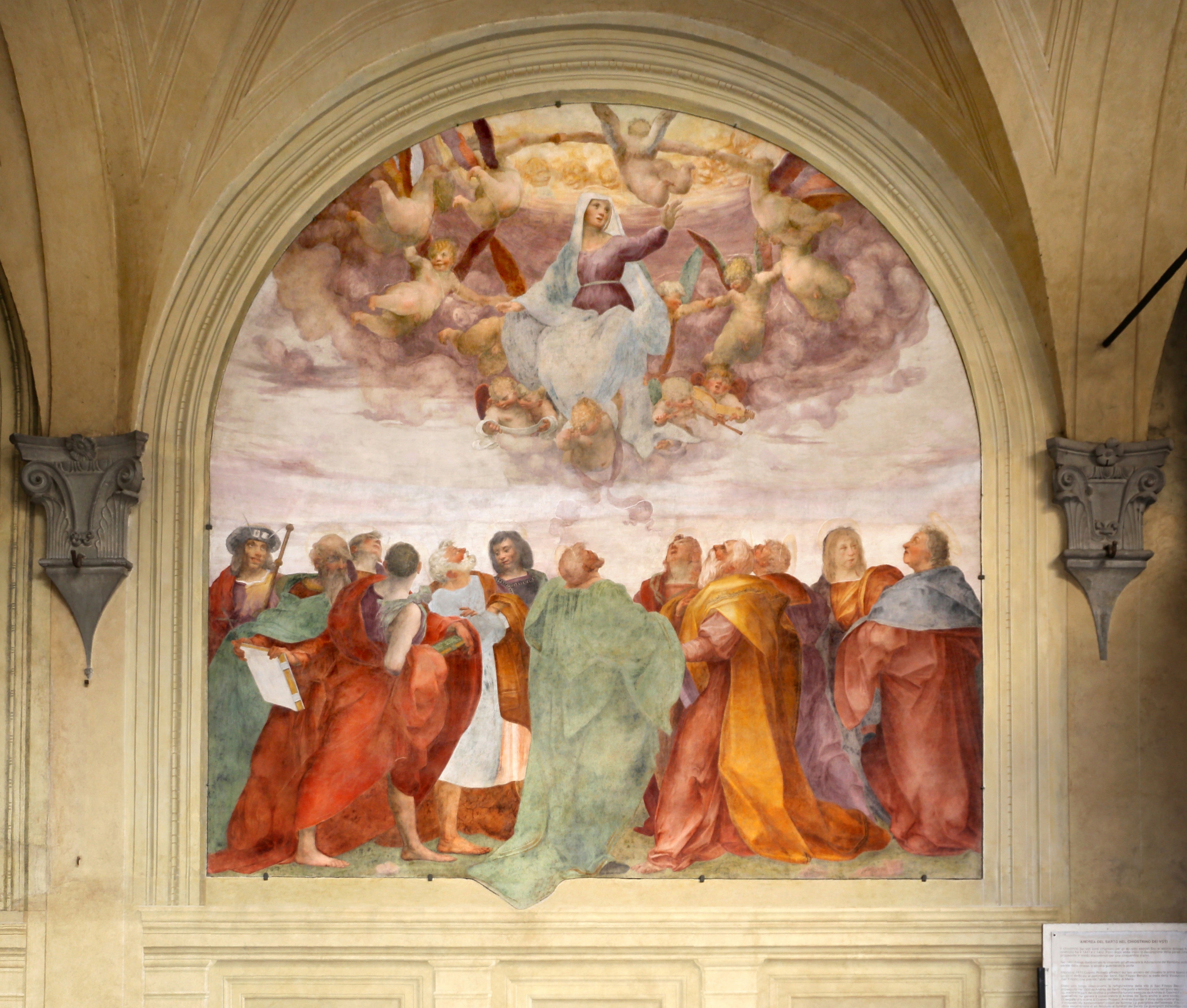 Assomption de Marie - Rosso Fiorentino image 1 reproduction réalisée par Alpha Reproduction