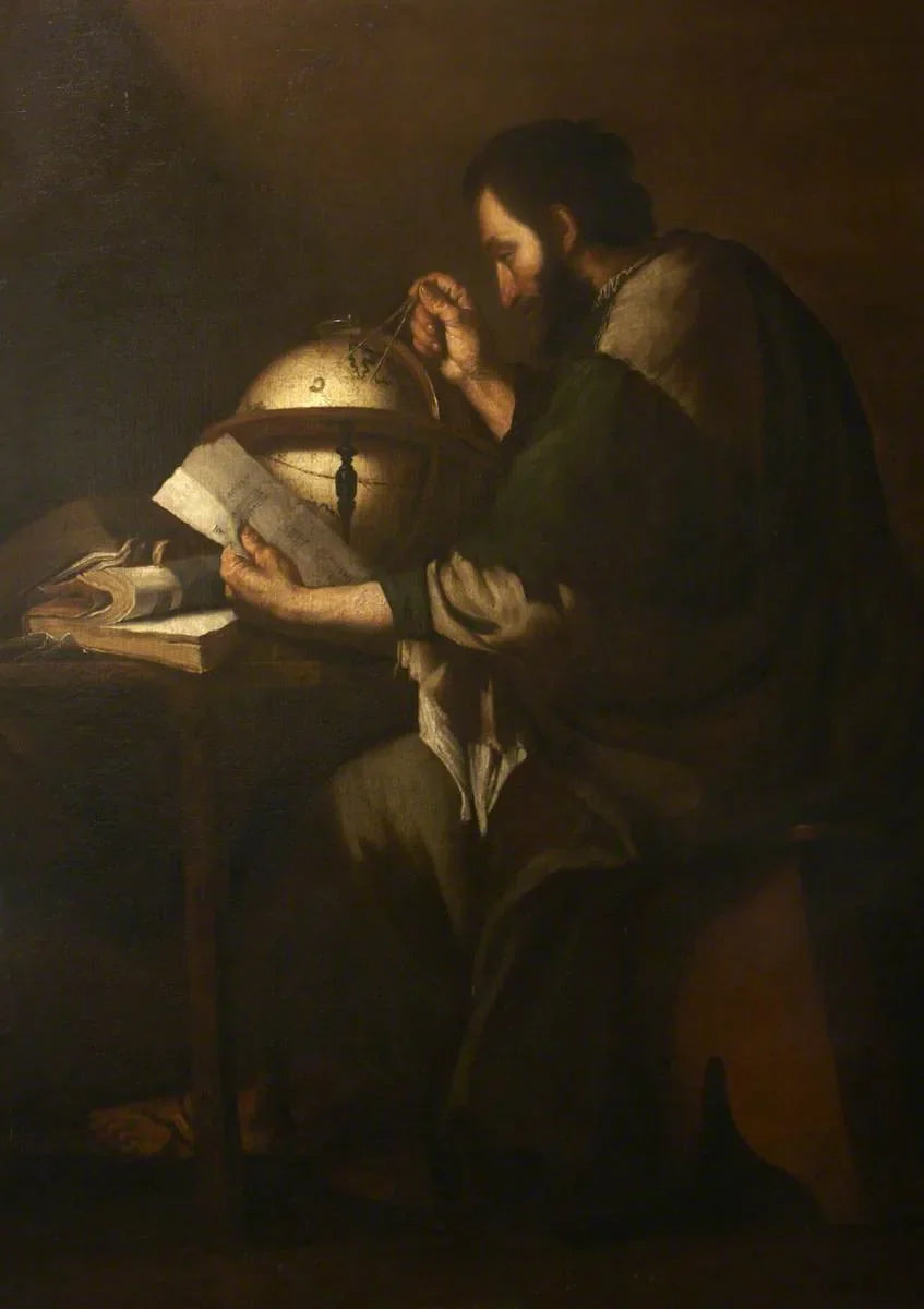 Astrónoma en su oficina - Jusepe de Ribera