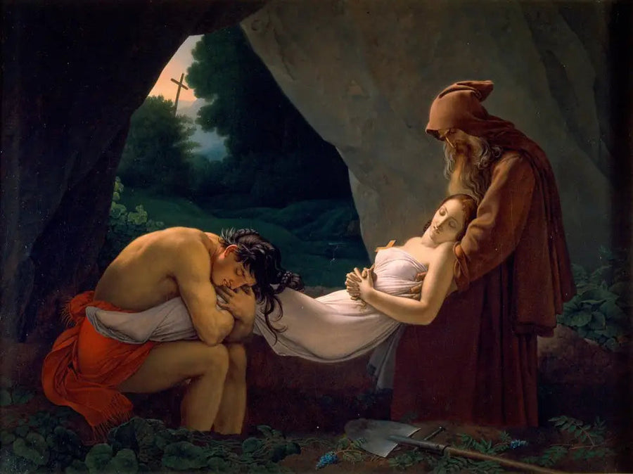 Atala llevada a la tumba - Anne-Louis Girodet