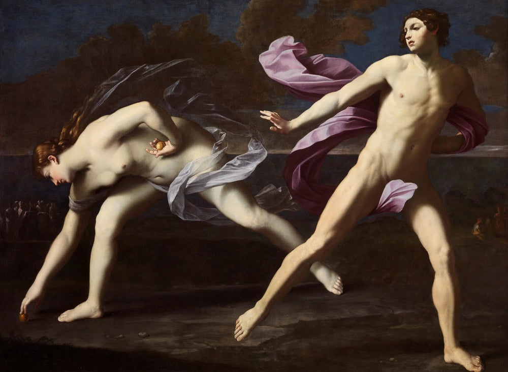 Atalante et Hippomène - Guido Reni image 1 copie peinte à la main à l’huile