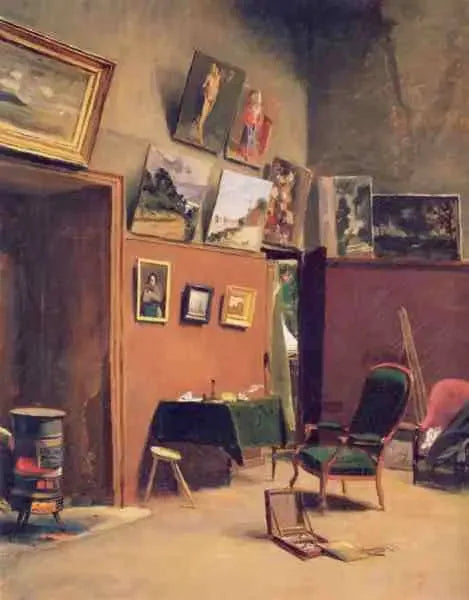 Taller de la calle Furstenberg - Frédéric Bazille