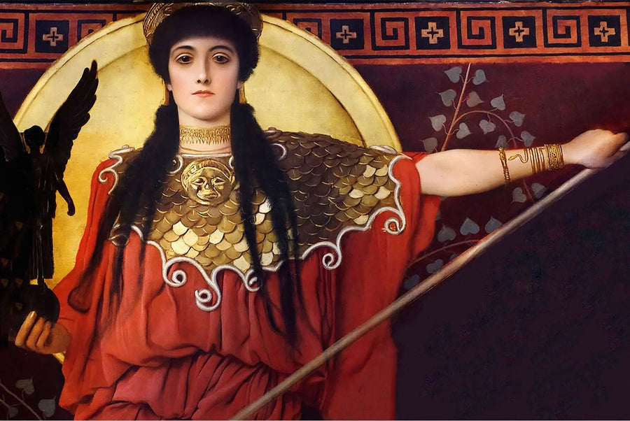 🛡️ Atenea (detalle de Pallas Atenea) – Gustav Klimt (alrededor de 1898)