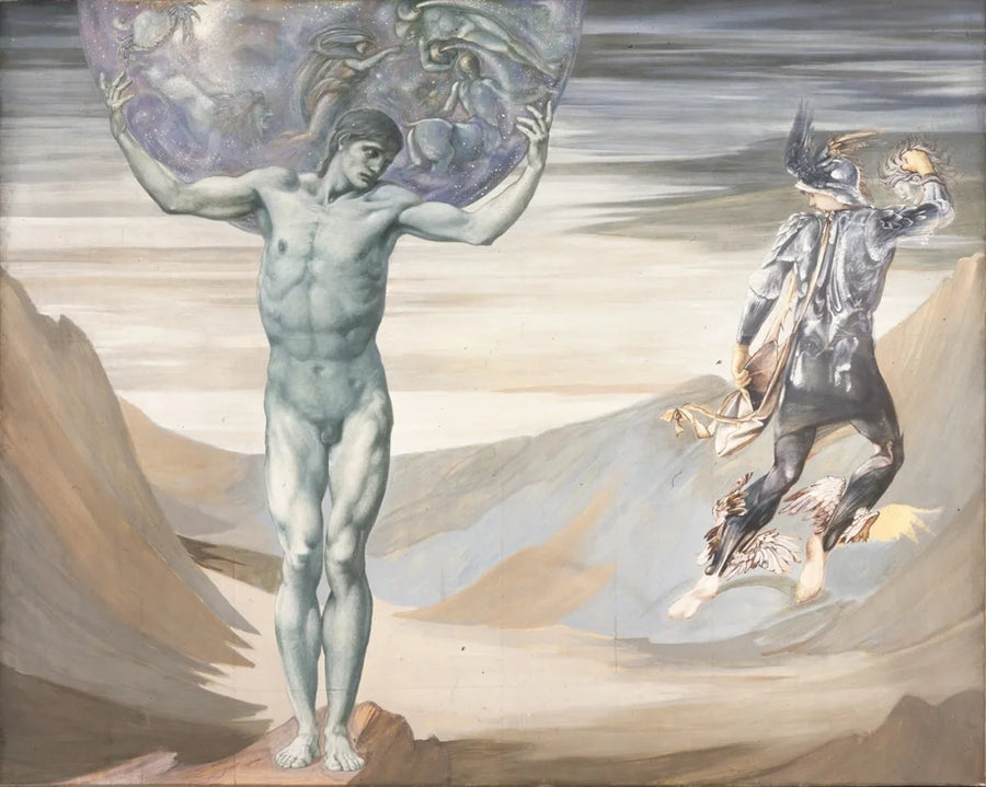 Atlas transformado en piedra - Edward Burne-Jones