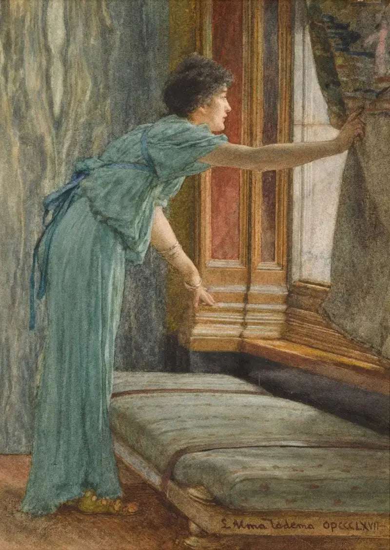Espera (Impaciente) - Lawrence Alma-Tadema