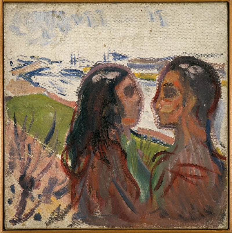 Atracción en el paisaje - Edvard Munch