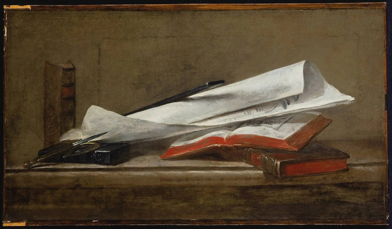 Atributos del arquitecto - Jean Simeón Chardin
