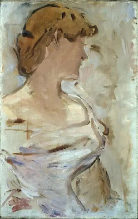 En el Baile - Marguerite de Conflans en vestido de baile - Édouard Manet