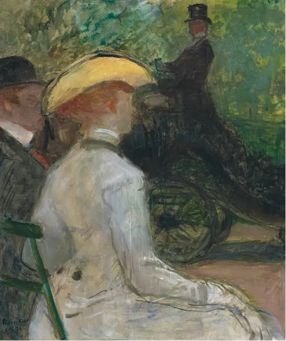 En el bosque de Boulogne - Henri de Toulouse-Lautrec