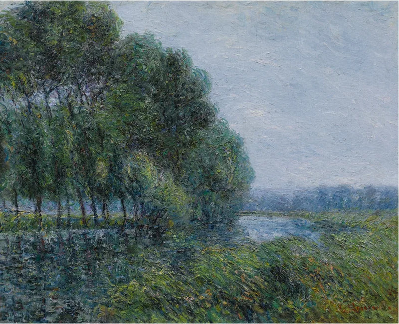 A orillas del Eure en primavera - Gustave Loiseau