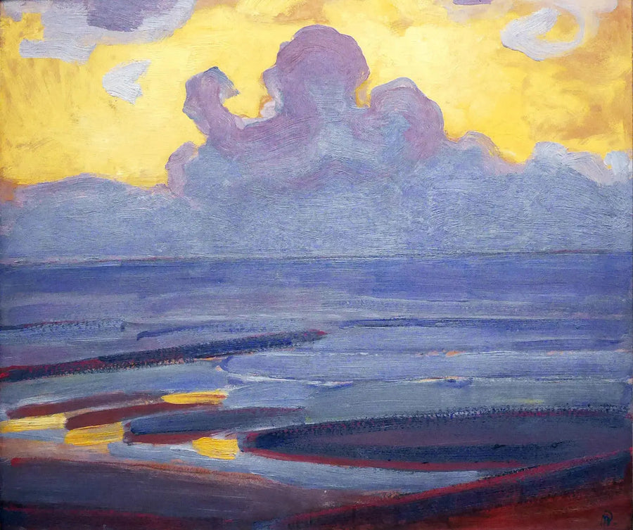 Al borde del mar - Piet Mondrian