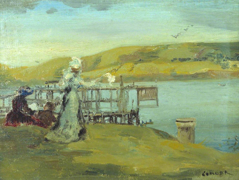 A orillas del mar: Swanage - Charles Conder