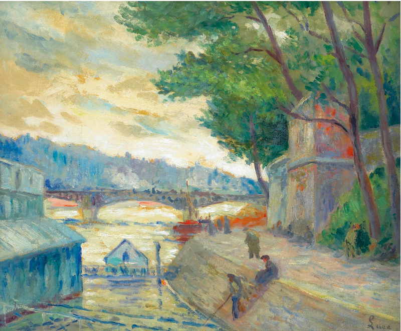 A orillas del Sena - Maximilien Luce
