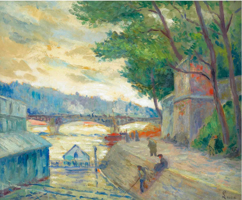 A orillas del Sena - Maximilien Luce