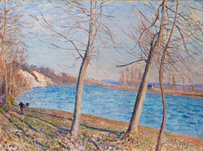 Al borde del Loing - Alfred Sisley
