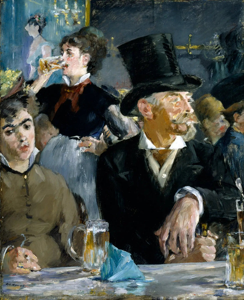 En el Café, Café-concierto - Édouard Manet