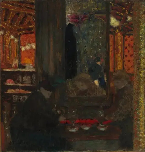 En el Café - Édouard Vuillard