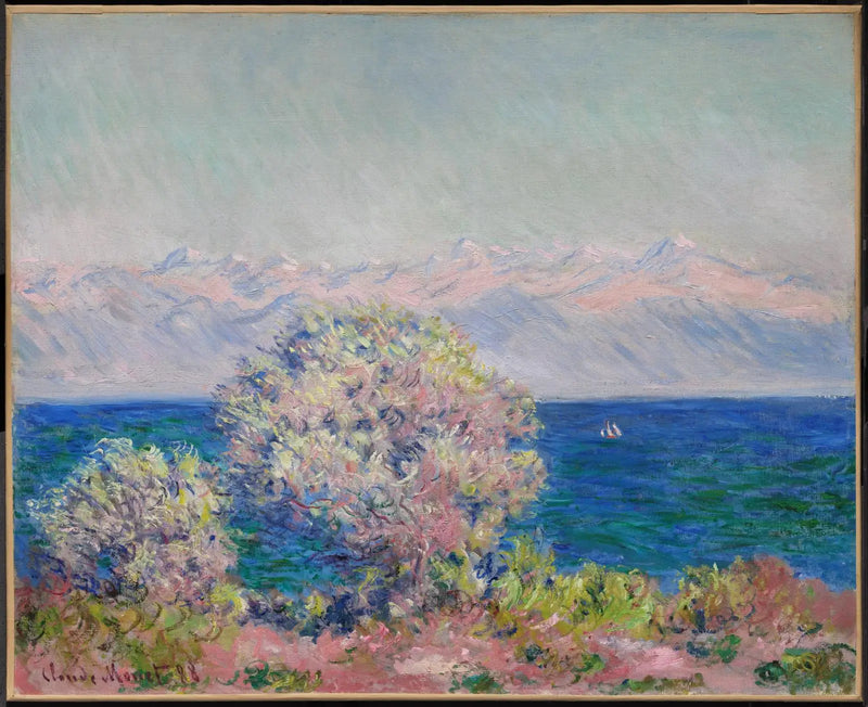 En el Cabo de Antibes con viento de mistral - Claude Monet