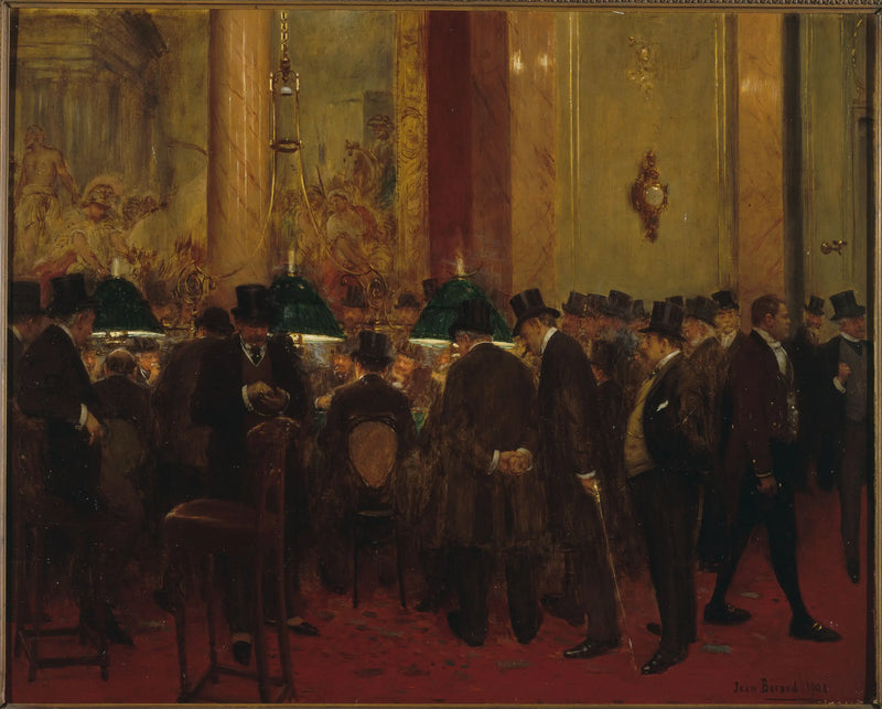 En el círculo - Jean Béraud