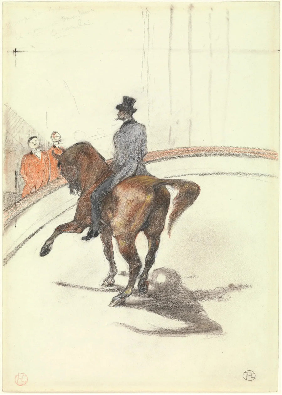 En el Circo: El Paso español - Henri de Toulouse-Lautrec