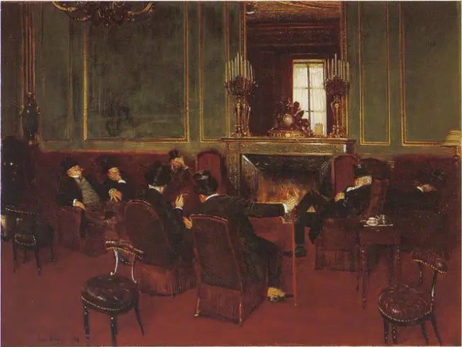 En el Club - Jean Béraud
