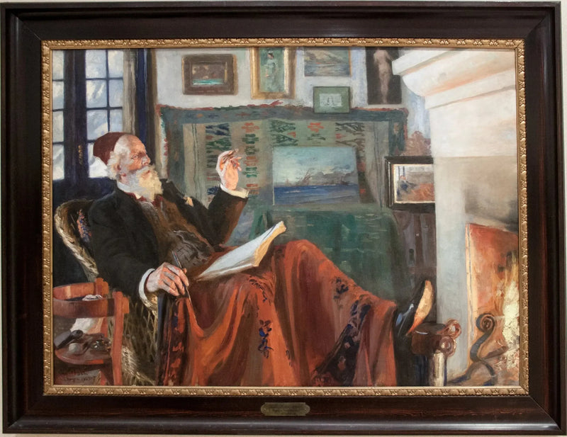 Al lado del fuego - Peder Severin Krøyer