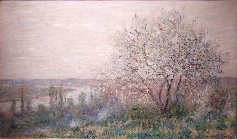 Sobre Vétheuil, efecto de primavera - Claude Monet
