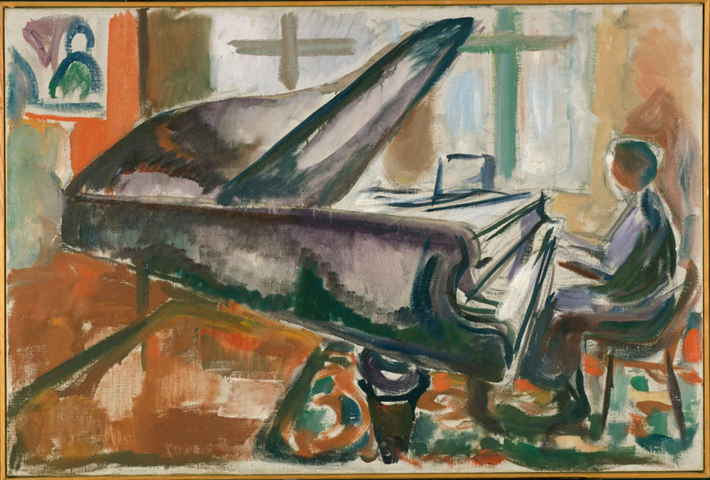 Al gran piano - Edvard Munch