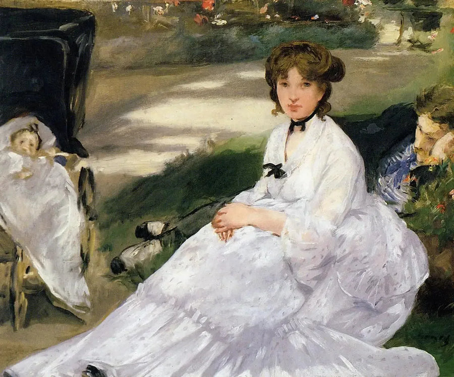 En el Jardín - Édouard Manet