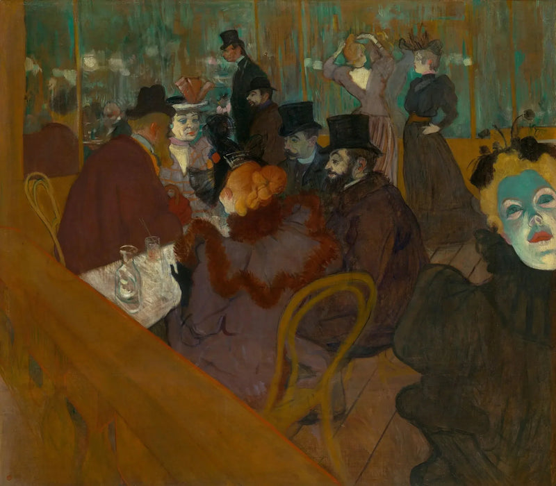 En el Moulin-Rouge - Henri de Toulouse-Lautrec