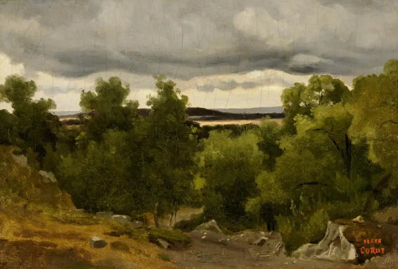 En El Pequeño Chaville - Jean-Baptiste Camille Corot